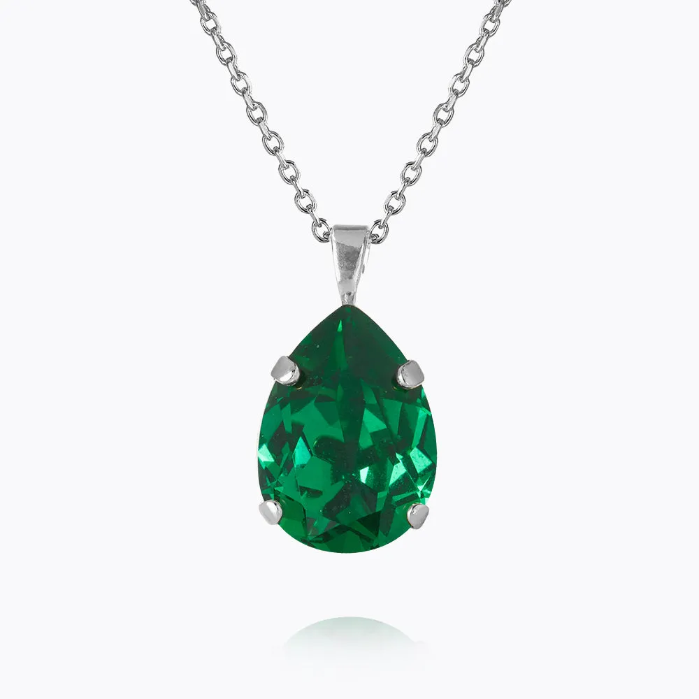 Mini Drop Necklace / Majestic Green