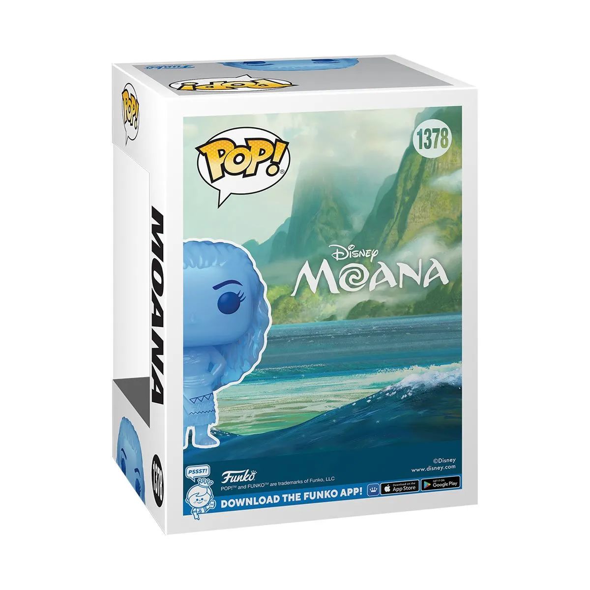 Moana Translucent Funko Pop! Vinyl Figure #1378 - Entertainment Earth Exclusive