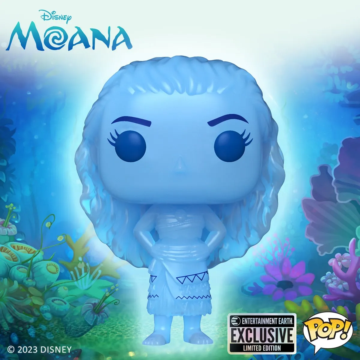 Moana Translucent Funko Pop! Vinyl Figure #1378 - Entertainment Earth Exclusive