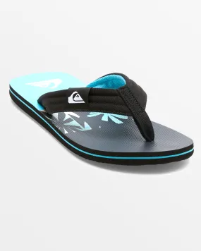 Molokai Layback Sandals - Blue/Black/Blue