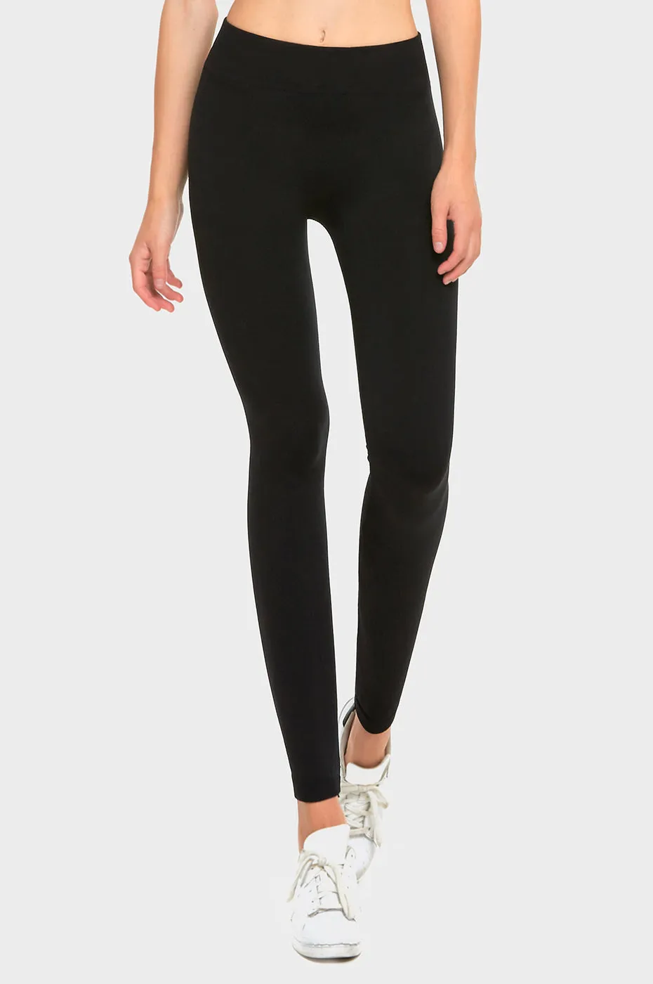 MOPAS LADIES SEAMLESS FLEECE LEGGINGS (TX300)