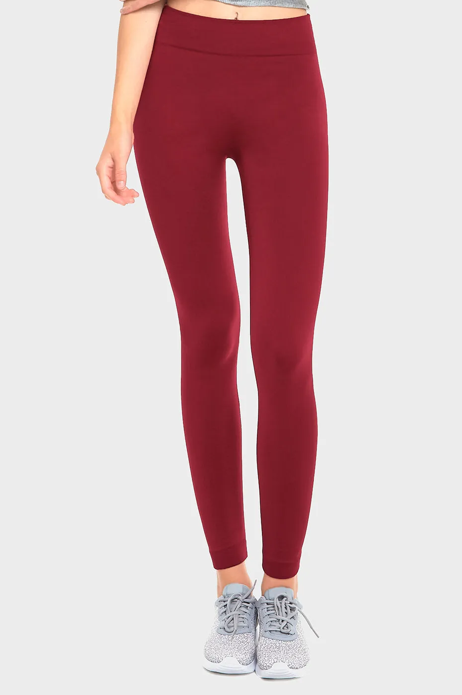 MOPAS LADIES SEAMLESS FLEECE LEGGINGS (TX300)