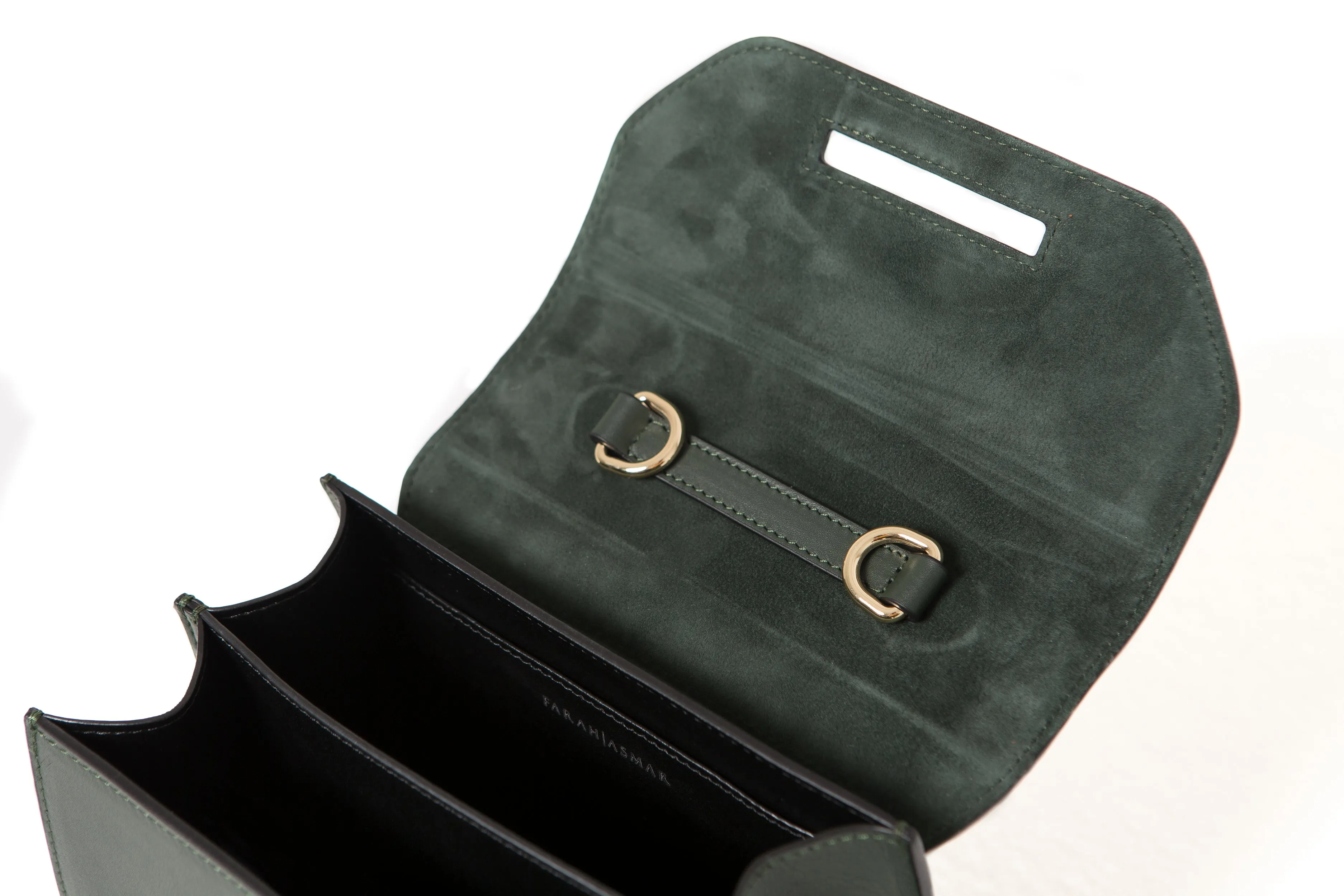 Petrolium Green Mini Steffany Tote