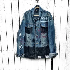 'PLAY HARD' DENIM JACKET - MEN