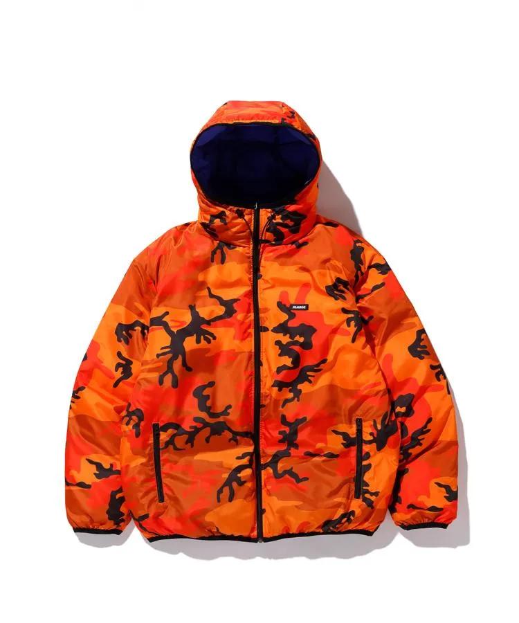 REVERSIBLE HOODED CAMO JACKET