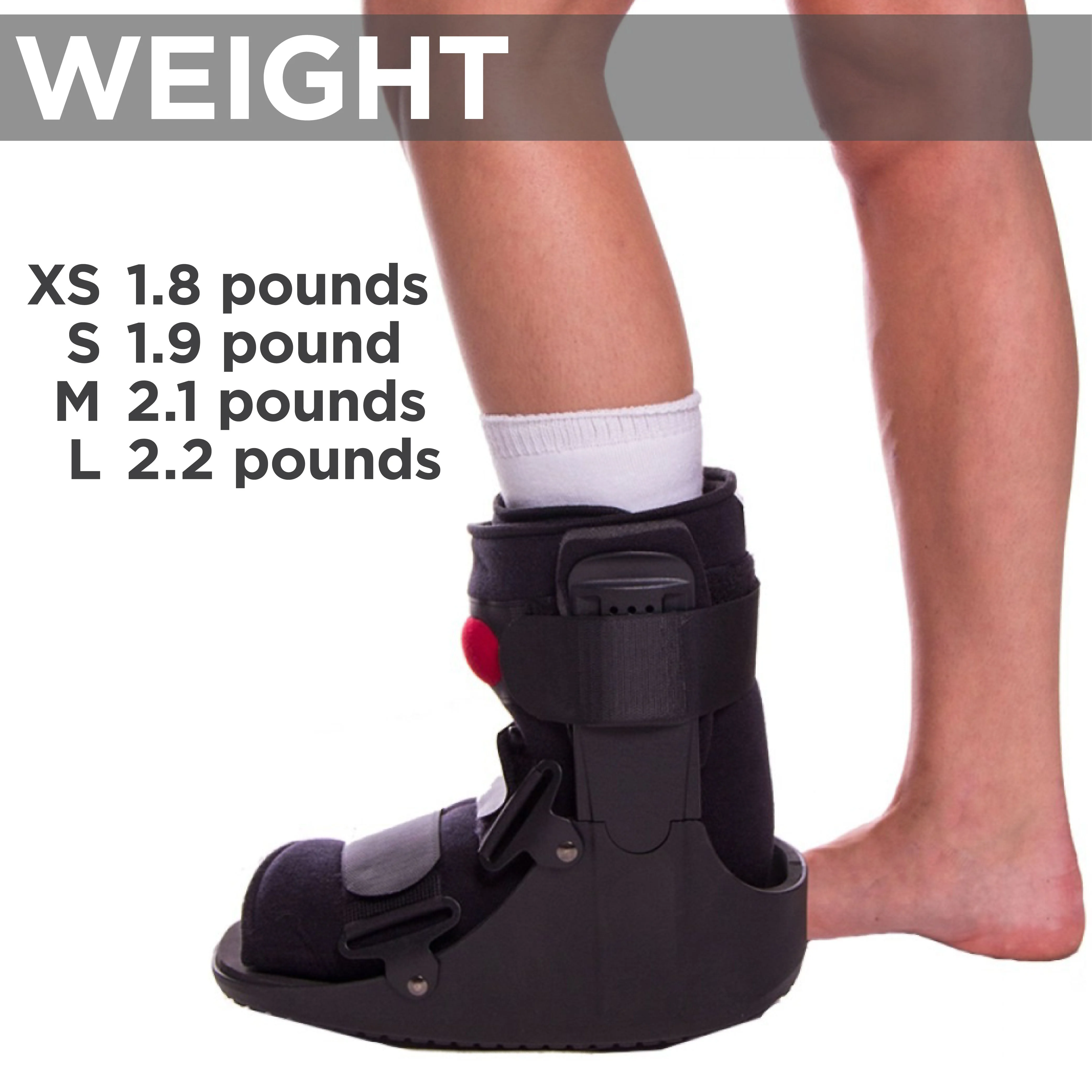 Short Air Medical Walking Boot for Broken / Injured Foot