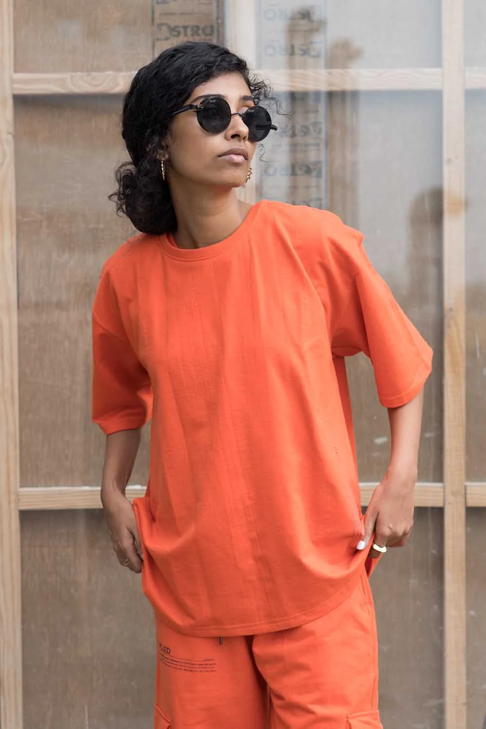 Tangerine oversized T-shirt