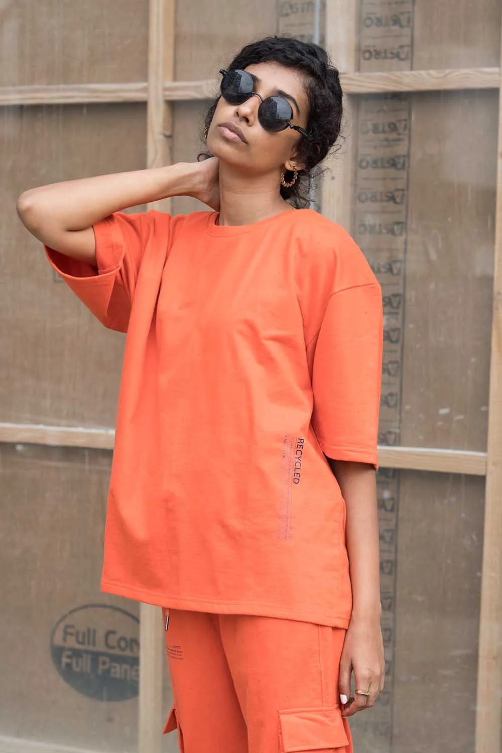 Tangerine oversized T-shirt