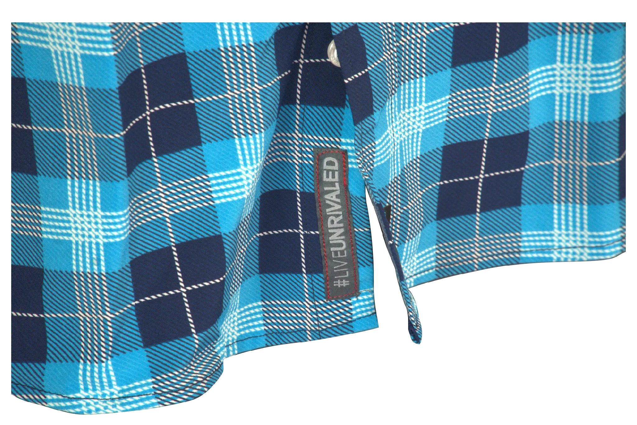 The Titan - Blue Plaid Long Sleeve