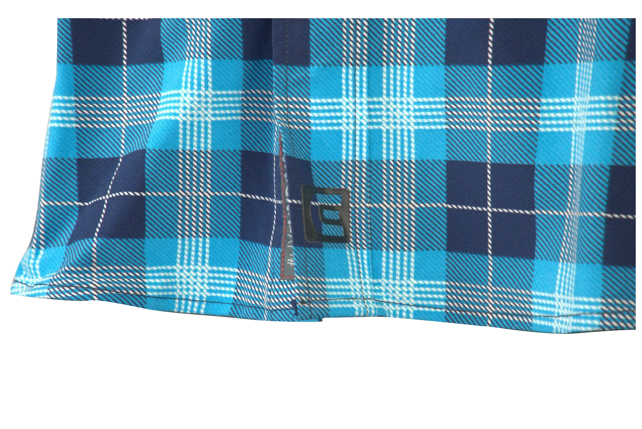 The Titan - Blue Plaid Long Sleeve