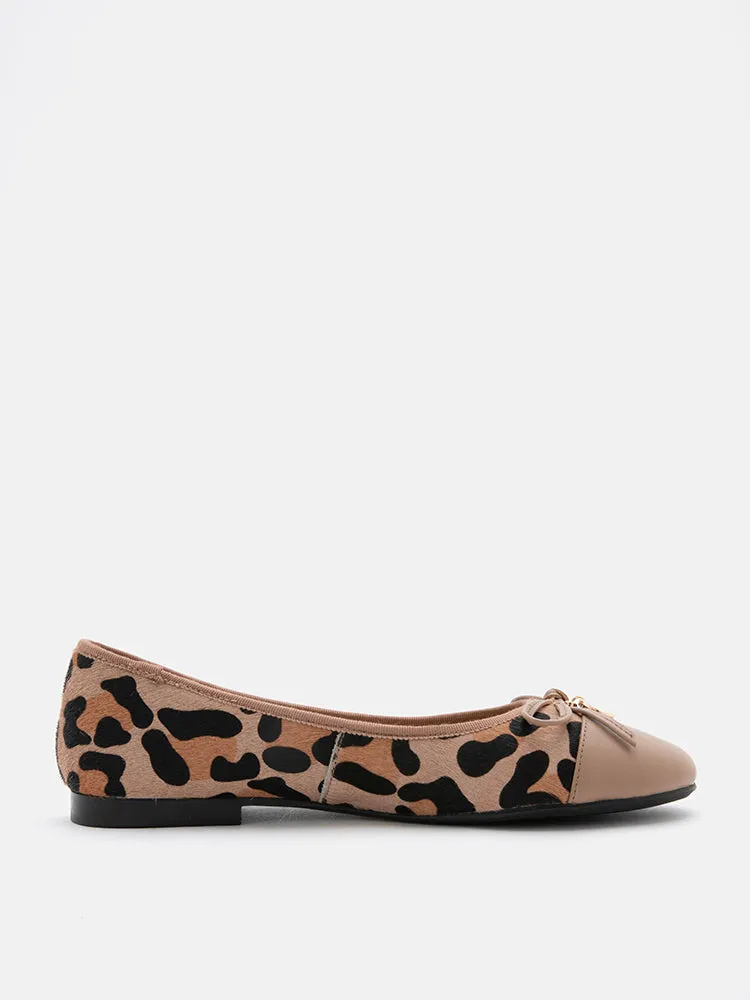 Trena Patterned Bow Flats