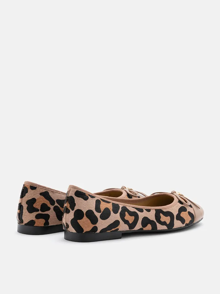 Trena Patterned Bow Flats