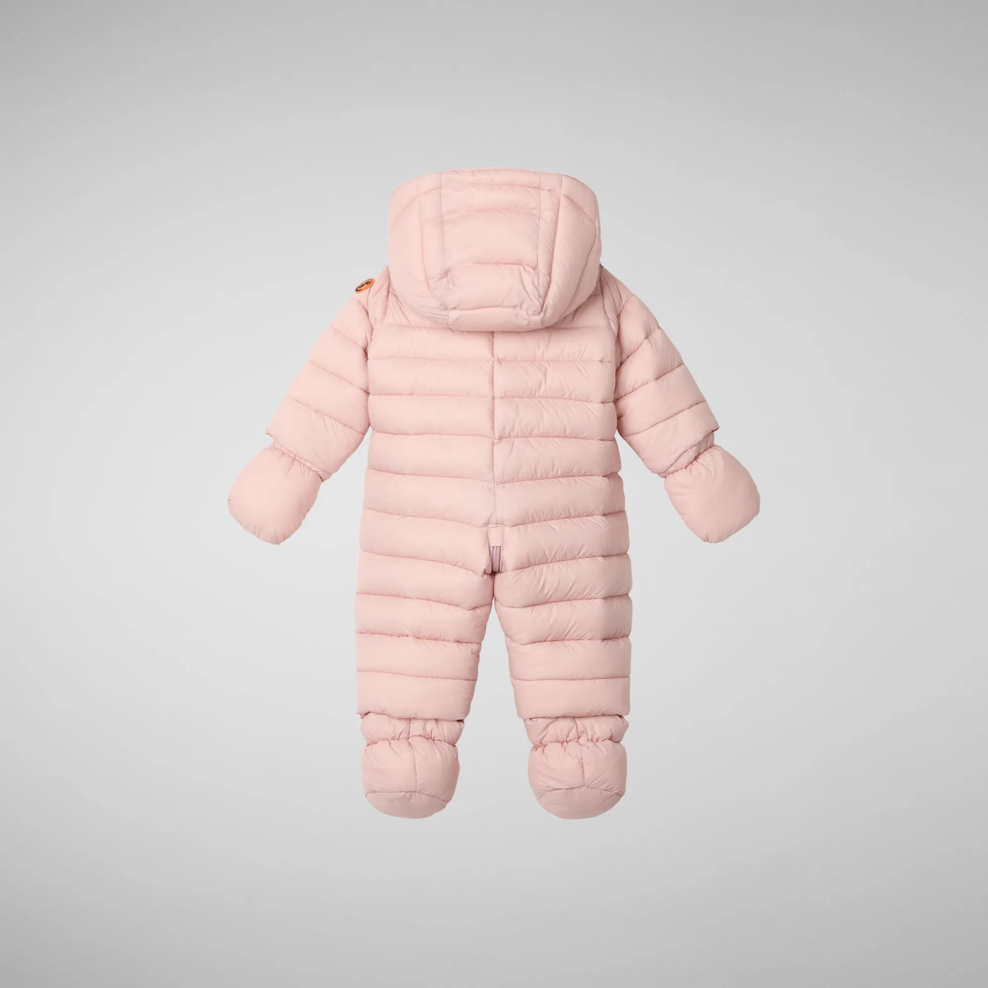 Unisex kids' hooded jumpsuit Storm in blush pink