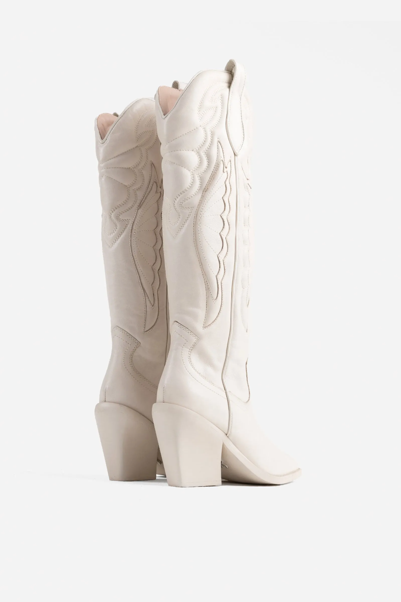 Western High Boot New-Kole | off white