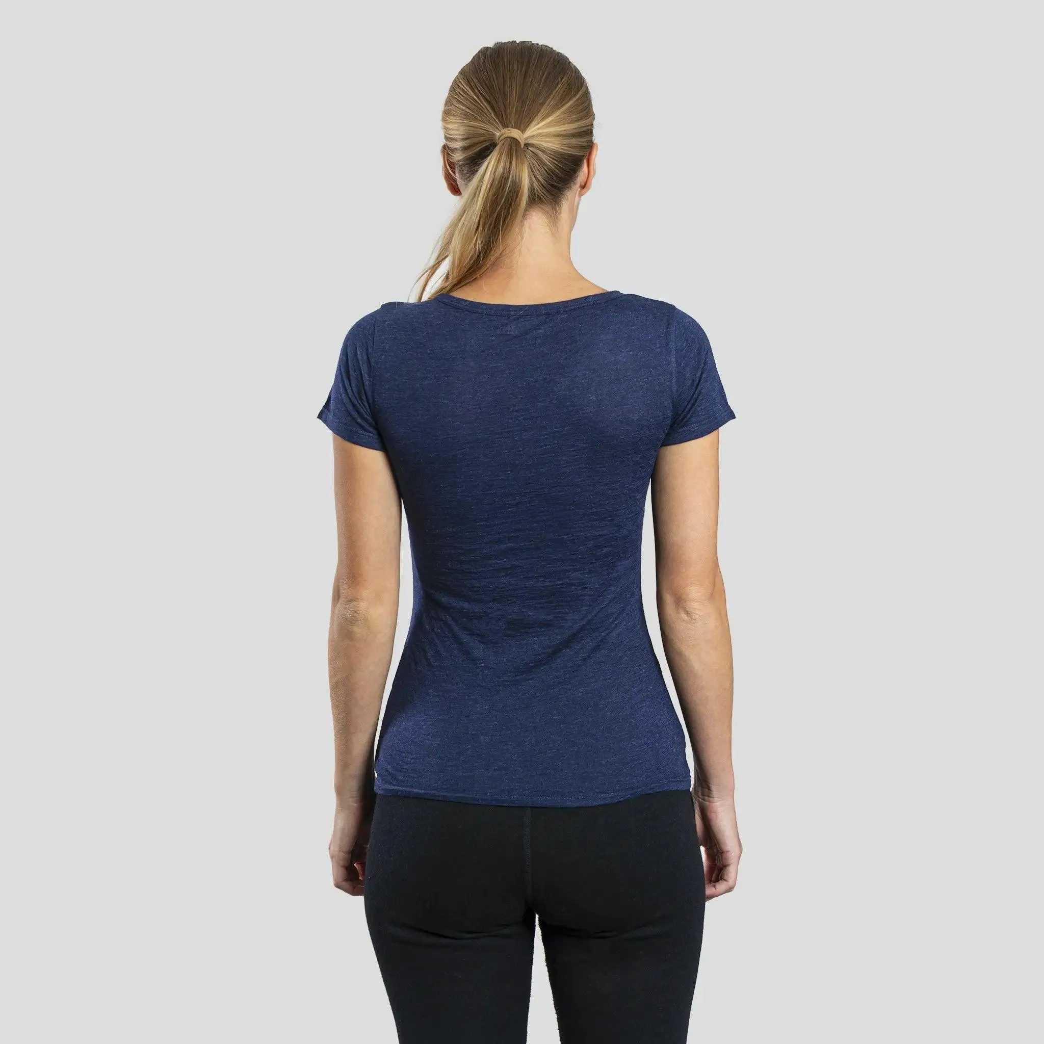 Women's Alpaca Wool Shirt: 160 Ultralight V-Neck