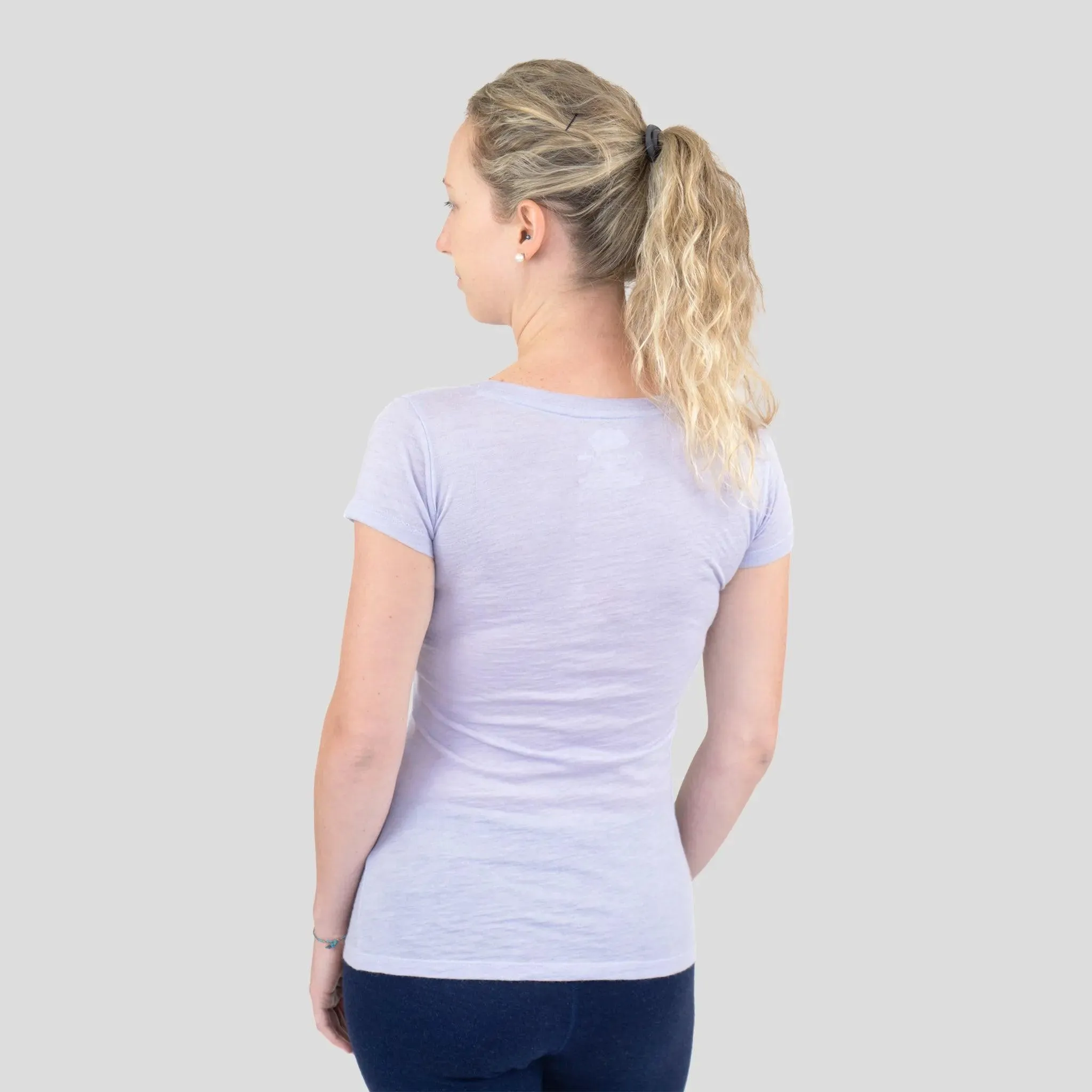 Women's Alpaca Wool Shirt: 160 Ultralight V-Neck