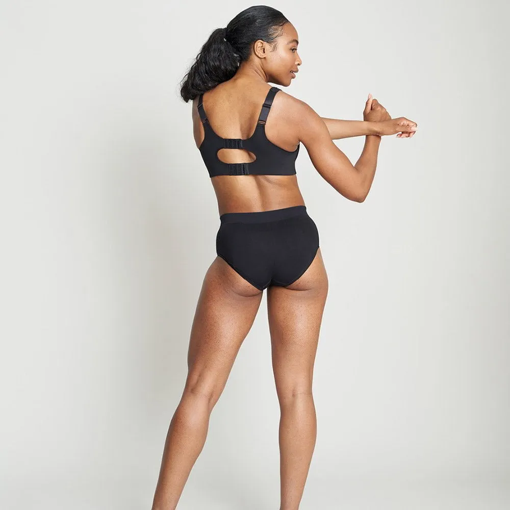 Women's Running Briefs - Black (Multibuy x 3)